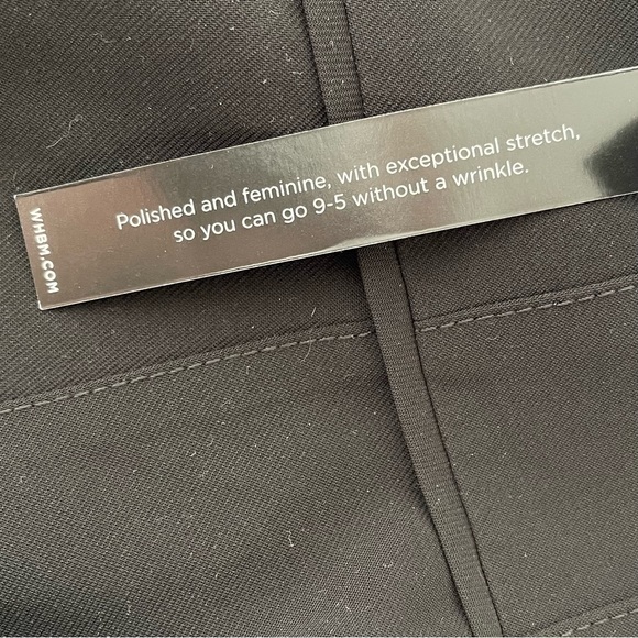 White House Black Market Soft Drape Black Washable Jacket - Picture 8 of 16